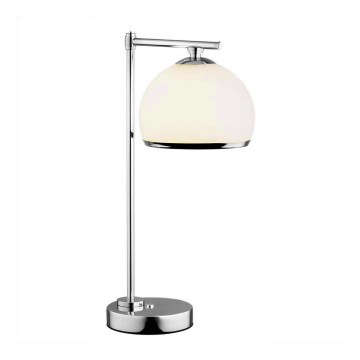 Argon 8121 - Tischlampe MARBELLA 1xE27/15W/230V glänzender Chrom