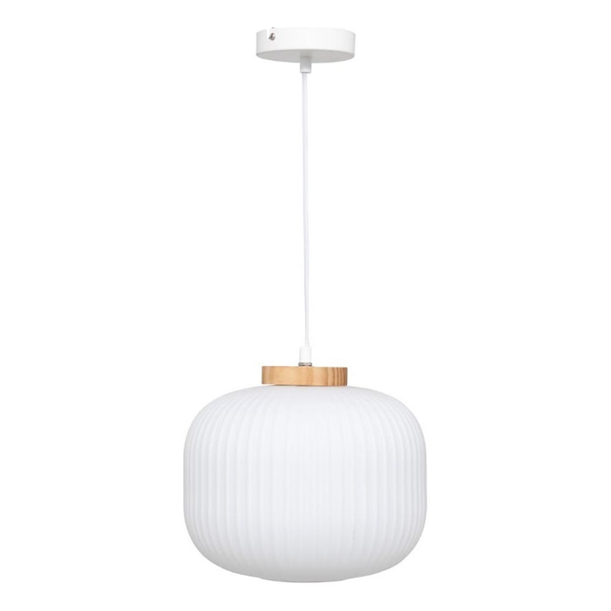 Atmosphera - Hängeleuchte am Kabel TRAVIS 1xE27/25W/230V Kiefernholz