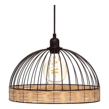 Atmosphera - Hängeleuchte SUWA 1xE27/40W/230V Rattan