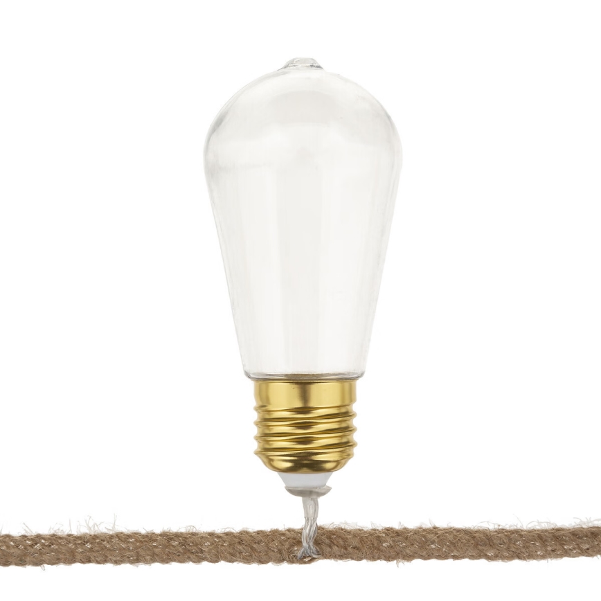 Atmosphera - LED-Dekorationskette GIRLANDA 10xLED/2xAA 1,65m warmweiß