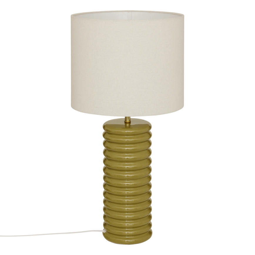 Atmosphera - Tischlampe VINUS 1xE27/60W/230V khaki