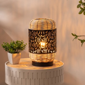 Atmosphera - Tischleuchte CALY 1xE27/40W/230V Rattan