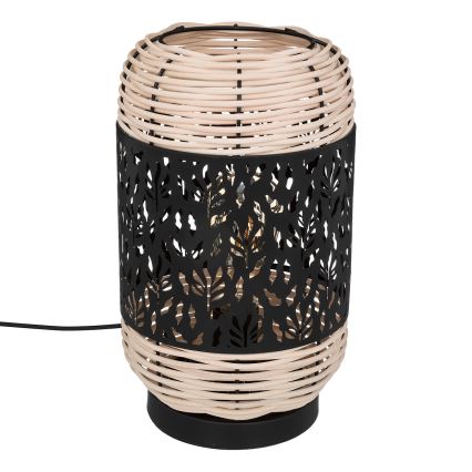 Atmosphera - Tischleuchte CALY 1xE27/40W/230V Rattan