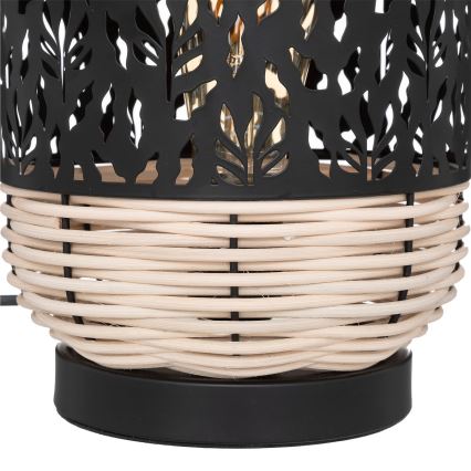 Atmosphera - Tischleuchte CALY 1xE27/40W/230V Rattan