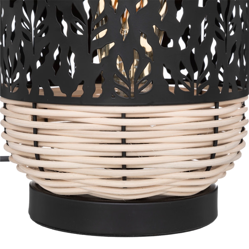 Atmosphera - Tischleuchte CALY 1xE27/40W/230V Rattan