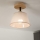 Aufbauleuchte ANTONIO 1xE14/60W/230V beige/Eiche