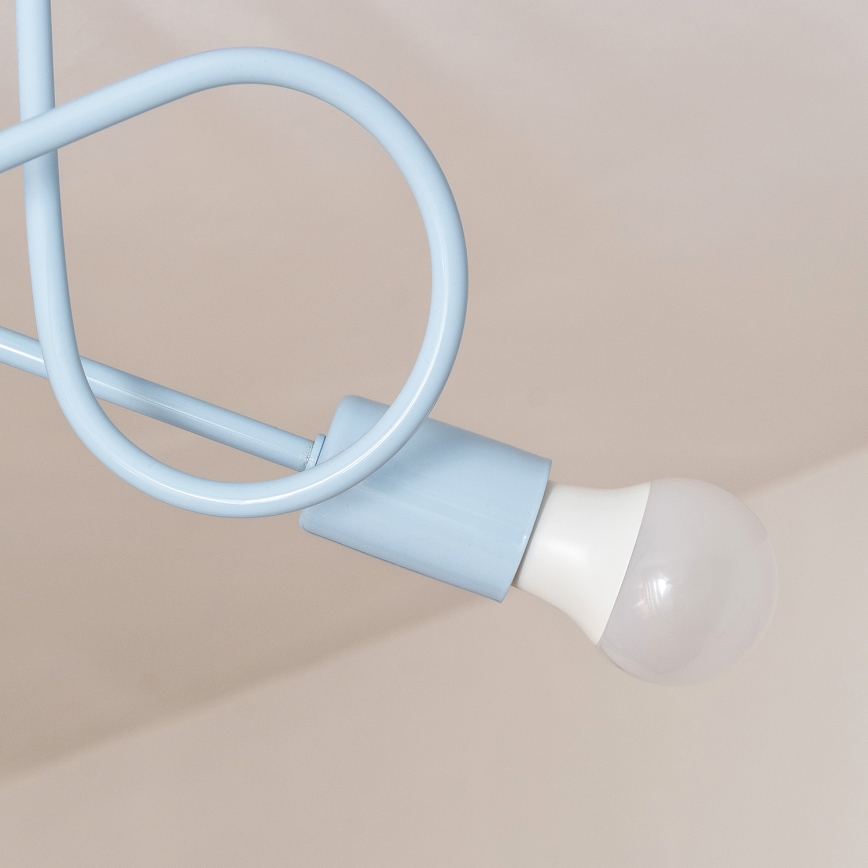 Aufbauleuchte OXFORD 2xE27/15W/230V blau