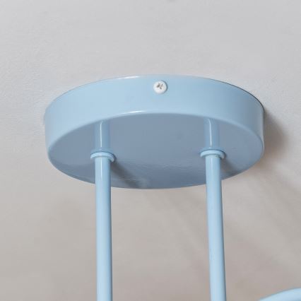 Aufbauleuchte OXFORD 2xE27/15W/230V blau