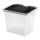 Aufbewahrungsbox 36 l schwarz/klar