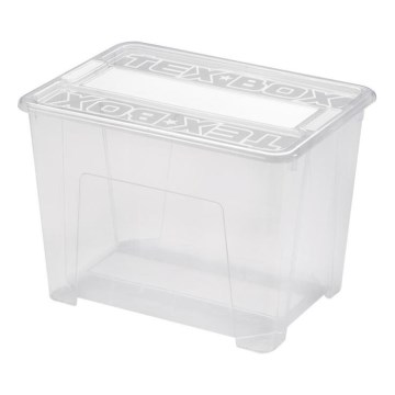 Aufbewahrungsbox TEX BOX 21 l klar