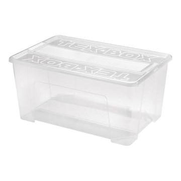 Aufbewahrungsbox TEX BOX 48 l klar