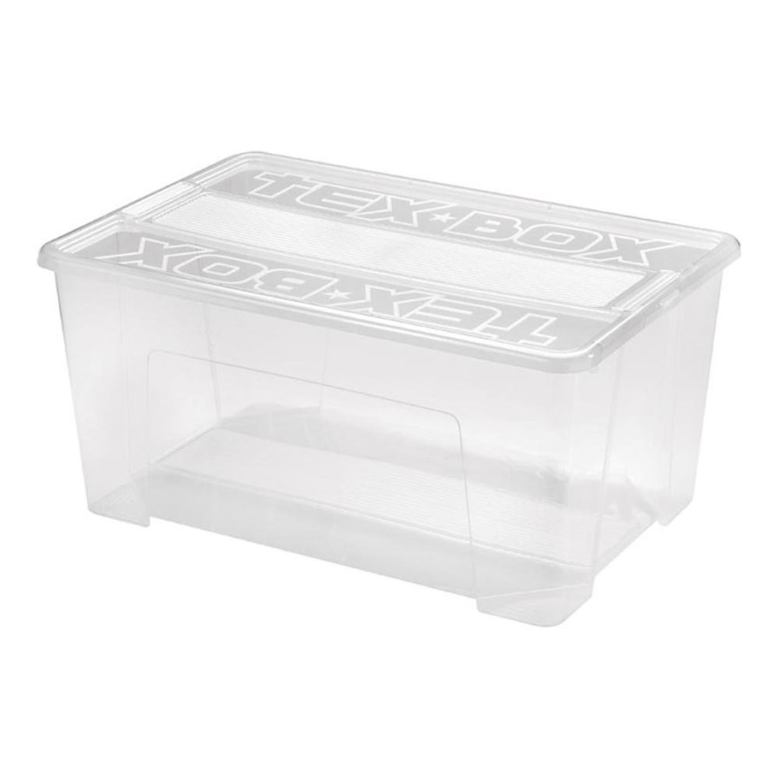Aufbewahrungsbox TEX BOX 48 l klar