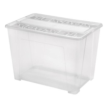 Aufbewahrungsbox TEX BOX 70 l klar