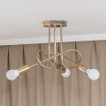 Aufgesetzte Deckenleuchte OXFORD 3xE27/15W/230V goldfarben