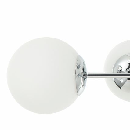 Aufgesetzter Kronleuchter MADDIE 4xE14/5W/230V glänzender Chrom