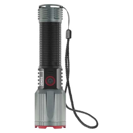 Aufladbare LED-Metall-Taschenlampe LED/5V 3000 glänzend 5000 mAh IP43