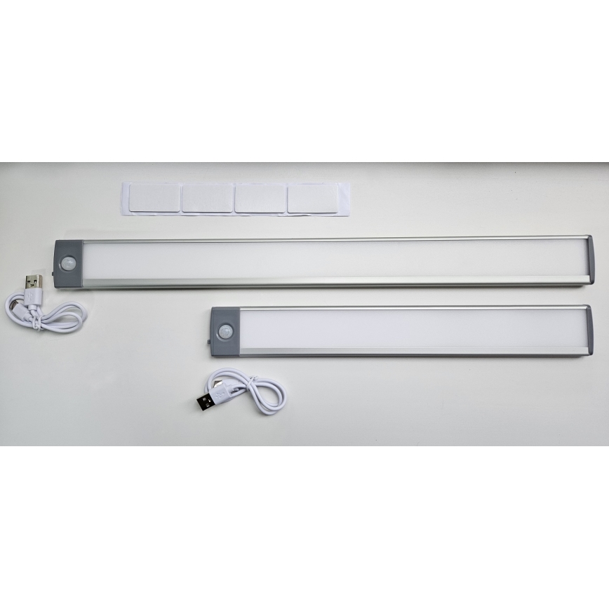 Aufladbare LED-Möbelbeleuchtung mit Sensor LED/3,5W/5V USB 800 mAh 4200K 46 cm