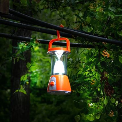 Dimmbare, aufladbare LED-Solarleuchte mit Powerbank-Funktion LED/230V 710 glänzend 1600 mAh