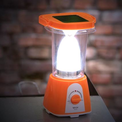 Dimmbare, aufladbare LED-Solarleuchte mit Powerbank-Funktion LED/230V 710 glänzend 1600 mAh