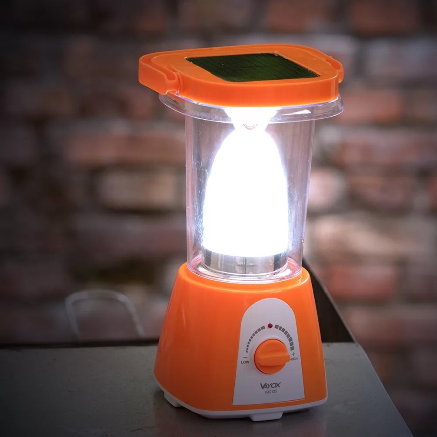 Dimmbare, aufladbare LED-Solarleuchte mit Powerbank-Funktion LED/230V 710 glänzend 1600 mAh
