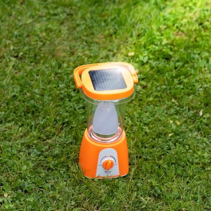 Dimmbare, aufladbare LED-Solarleuchte mit Powerbank-Funktion LED/230V 710 glänzend 1600 mAh