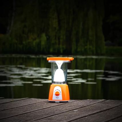 Dimmbare, aufladbare LED-Solarleuchte mit Powerbank-Funktion LED/230V 710 glänzend 1600 mAh