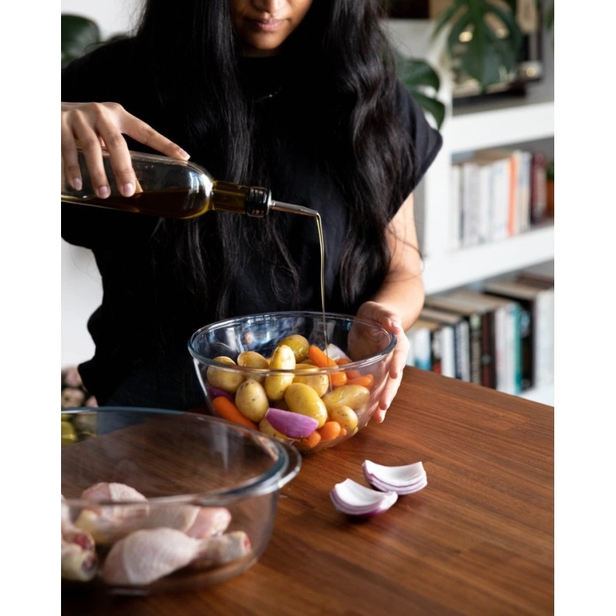 Auflaufform mit Deckel PYREX 1,3 l