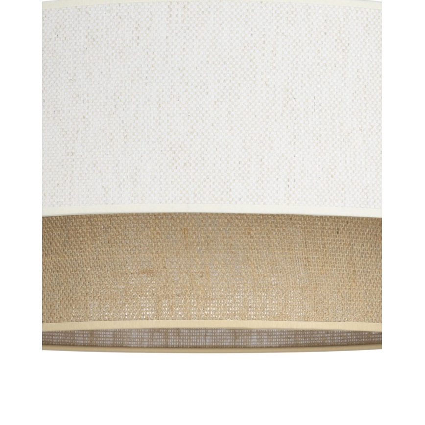 Aufputz-Deckenleuchte NATIA 1xE27/60W/230V weiß/braun