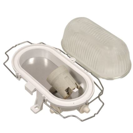 Außen-Deckenleuchte RADUS 1xE27/60W/230V IP54 weiß
