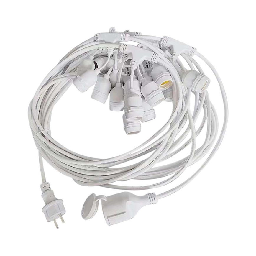 Außenkette STRING 15xE27/40W/230V 15m IP65