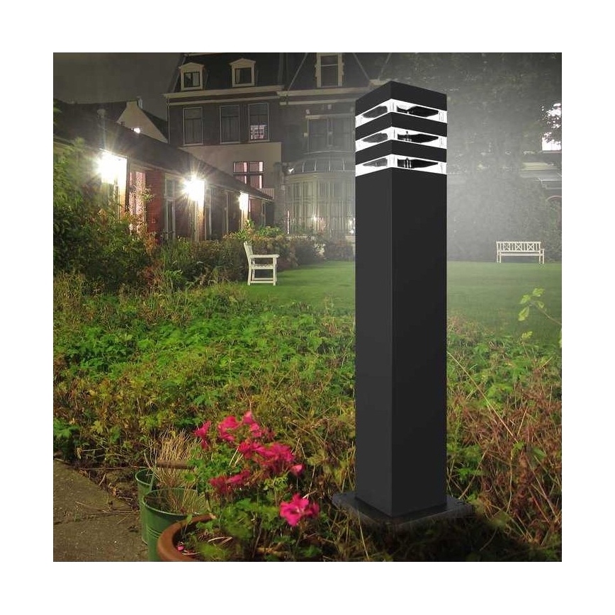Außenleuchte TEKSAS 1xE27/12W/230V IP44 44 cm Anthrazit