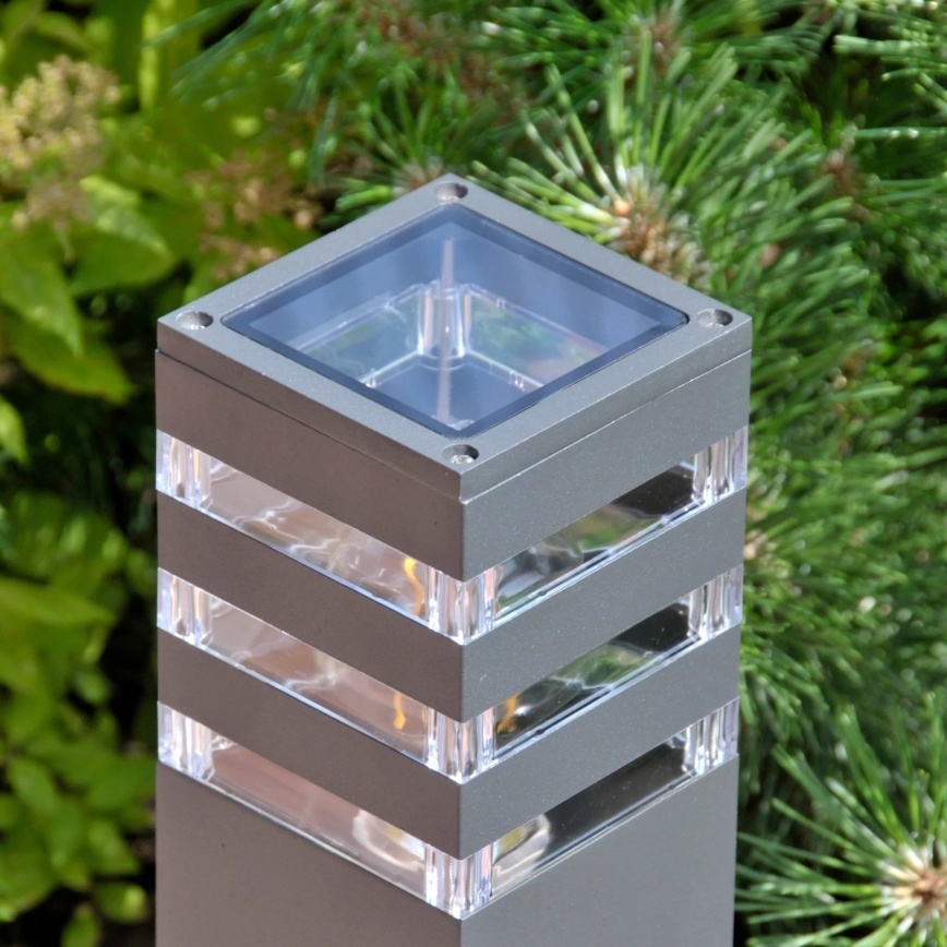Außenleuchte TEKSAS 1xE27/12W/230V IP44 74 cm Anthrazit