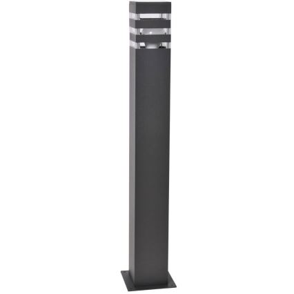 Außenleuchte mit Sensor TEKSAS 1xE27/12W/230V IP44 74 cm Anthrazit