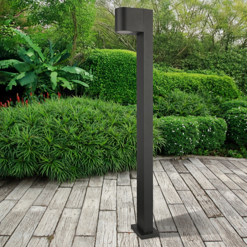 Außenleuchte BOSTON 1xGU10/10W/230V 80 cm IP54 schwarz