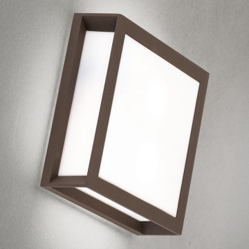 Außenleuchte HENRY 2xE27/15W/230V IP44 braun