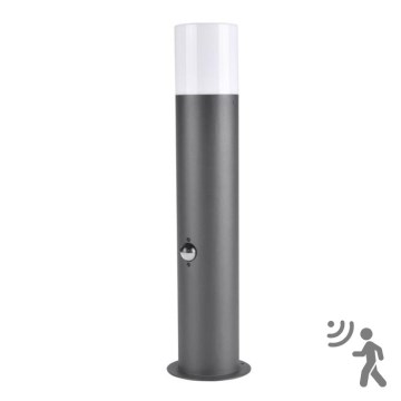 Außenleuchte mit Sensor DALLAS 1xE27/12W/230V IP44 Anthrazit