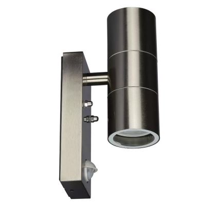 Außenwandleuchte mit Sensor 2xGU10/35W/230V IP44
