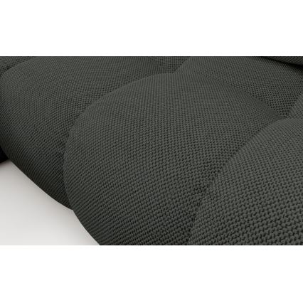 ALMADA Ecksofa (L‑Form), ausziehbar mit Schlaffunktion, gepolstert, mit Stauraum, links, Anthrazit