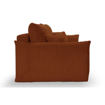 Ausziehbares Zweisitzer-Sofa FRIDA in Braun