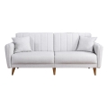 Ausziehbares 2‑sitziges Sofa KITO, cremefarben