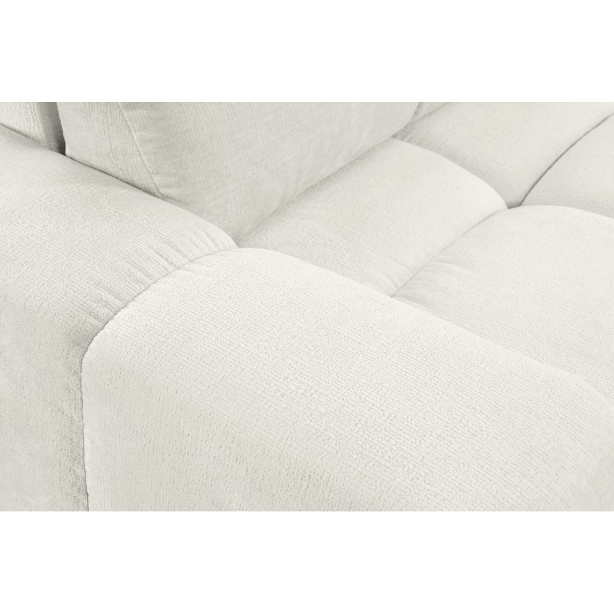 Ausziehbares Polstersofa für drei Personen mit Stauraum ALMADA in Beige