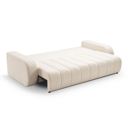Ausziehbares Dreisitzsofa DESIO in Beige