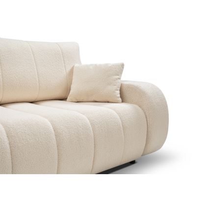 Ausziehbares Dreisitzsofa DESIO in Beige