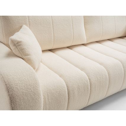 Ausziehbares Dreisitzsofa DESIO in Beige