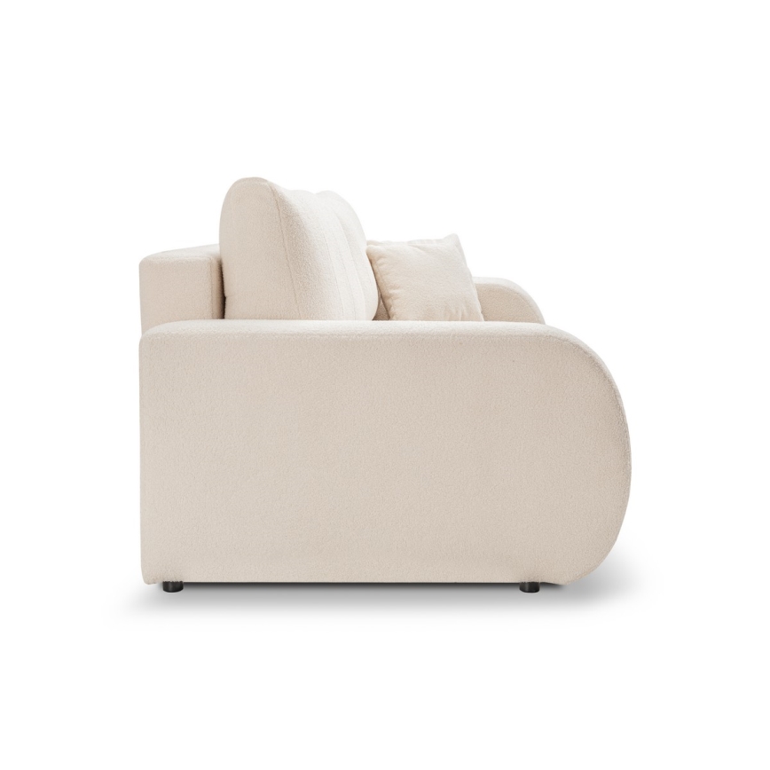 Ausziehbares Dreisitzsofa DESIO in Beige