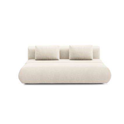 Ausziehbares Dreisitzer-Sofa FANO in Creme