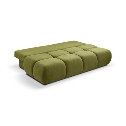 Ausziehbares Dreisitzsofa mit Stauraum NUORO in Grün