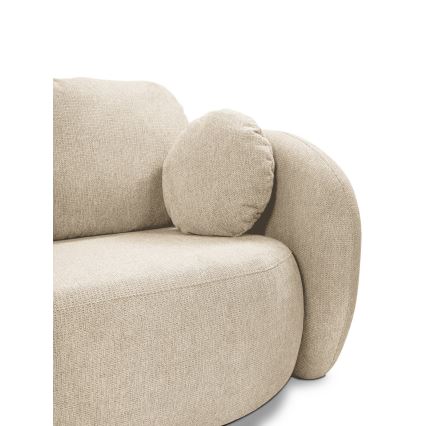 Ausziehbares Dreisitzsofa OLBIA in Beige