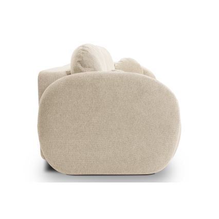 Ausziehbares Dreisitzsofa OLBIA in Beige