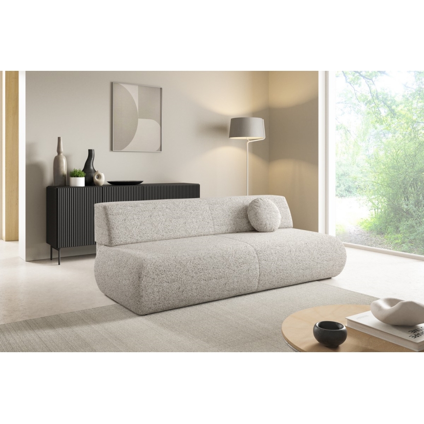 Ausziehbares Dreisitzer-Sofa mit Stauraum PRATO in Beige